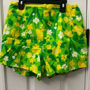 Vintage 60s Sea Waves Swim Shorts